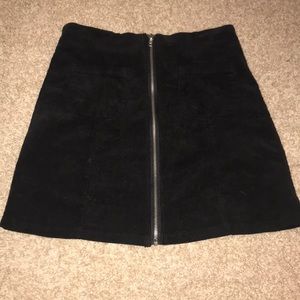 Brandy Melville corduroy black skirt